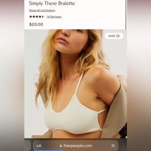 Free People Simply There Bralette